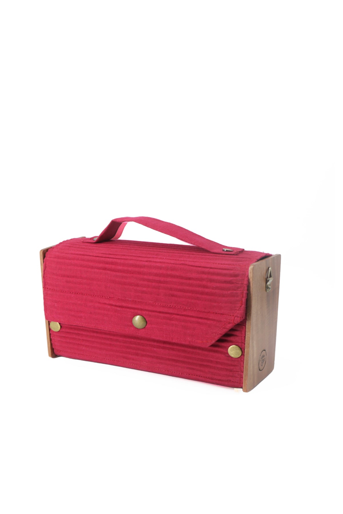 Garden Gala &amp; Solid Pink Box Clutch - Changeable Sleeve