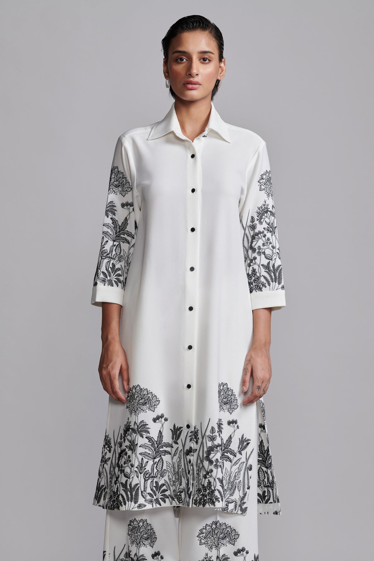 Outline Embroidered Shirt