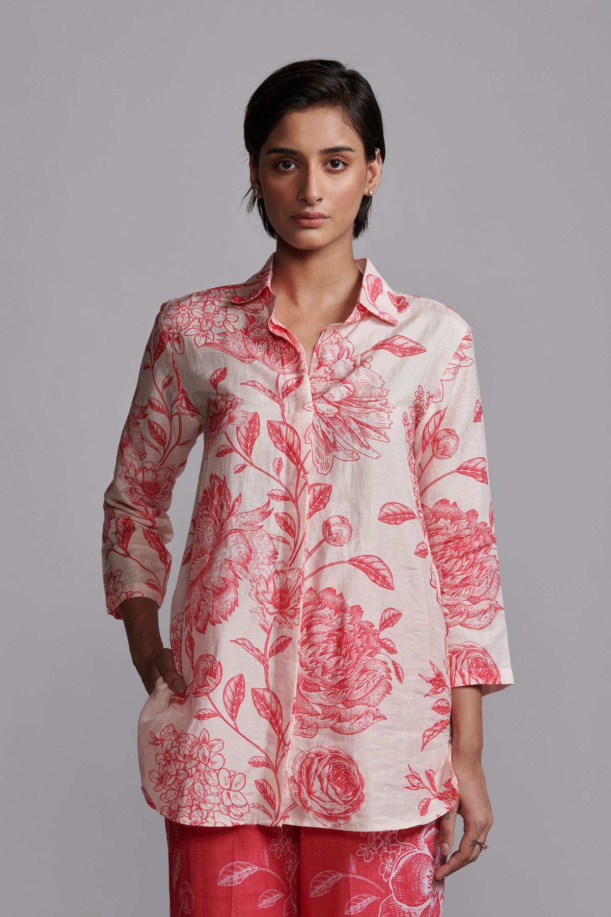 Floral Print Shirt