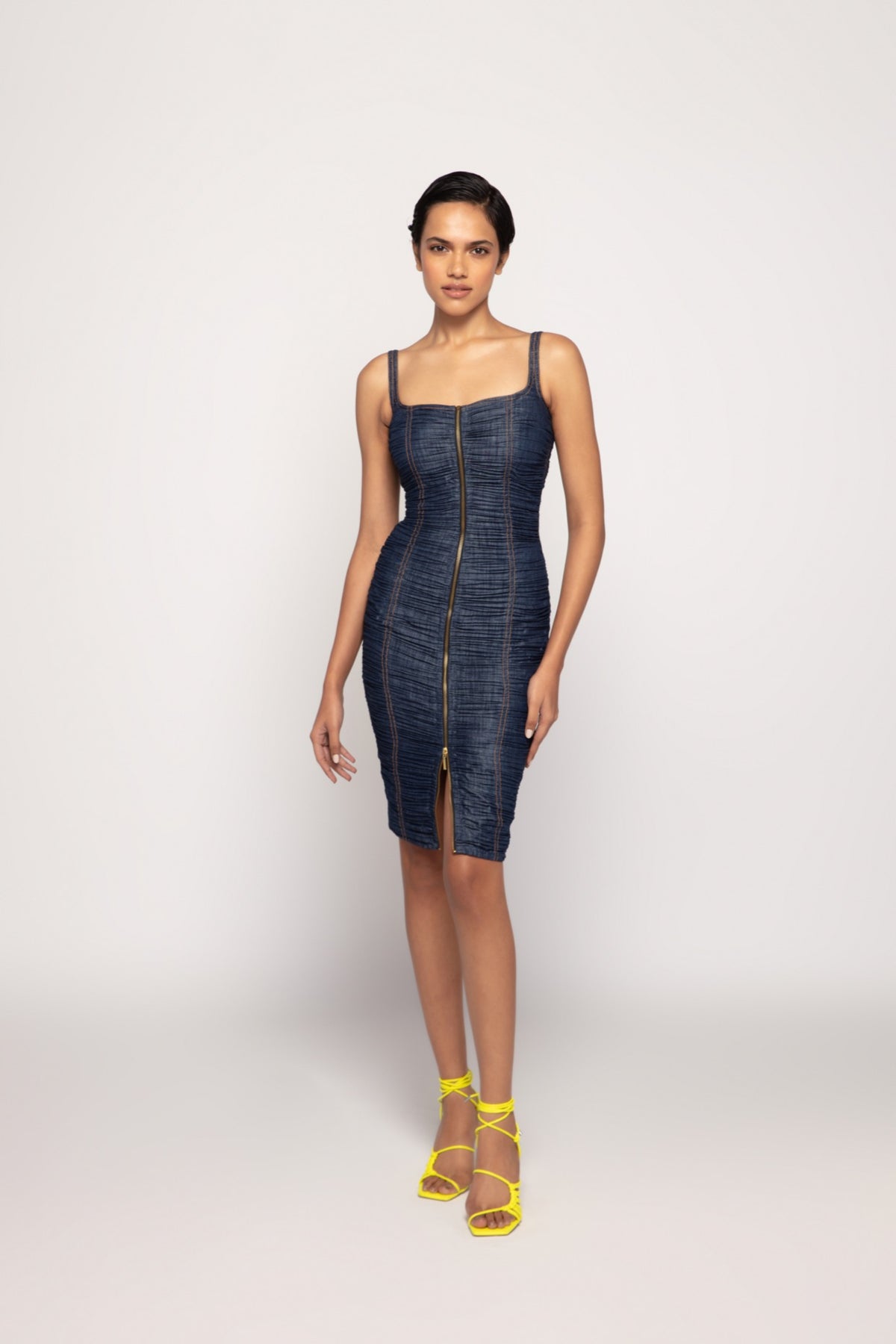 Denim Midi Dress