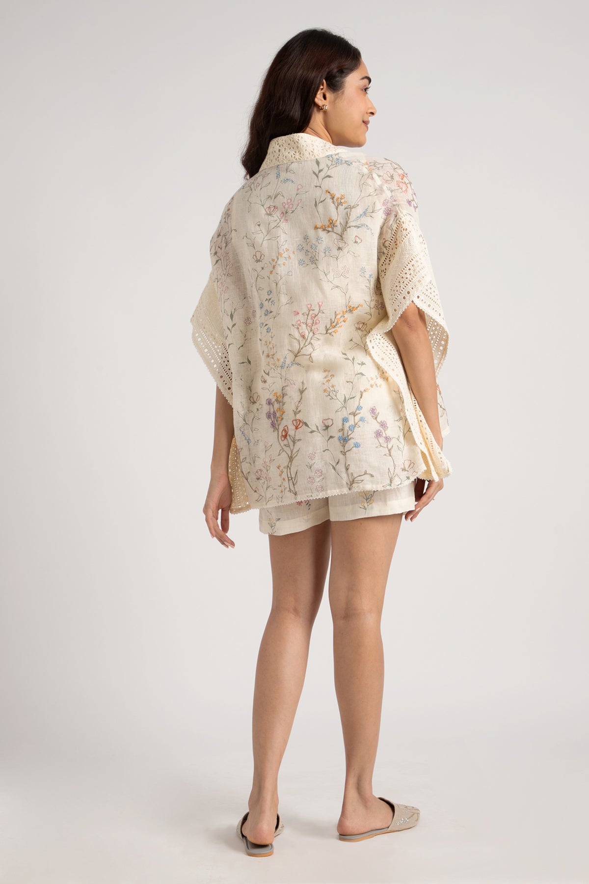 Linen Short Kaftan and Shorts