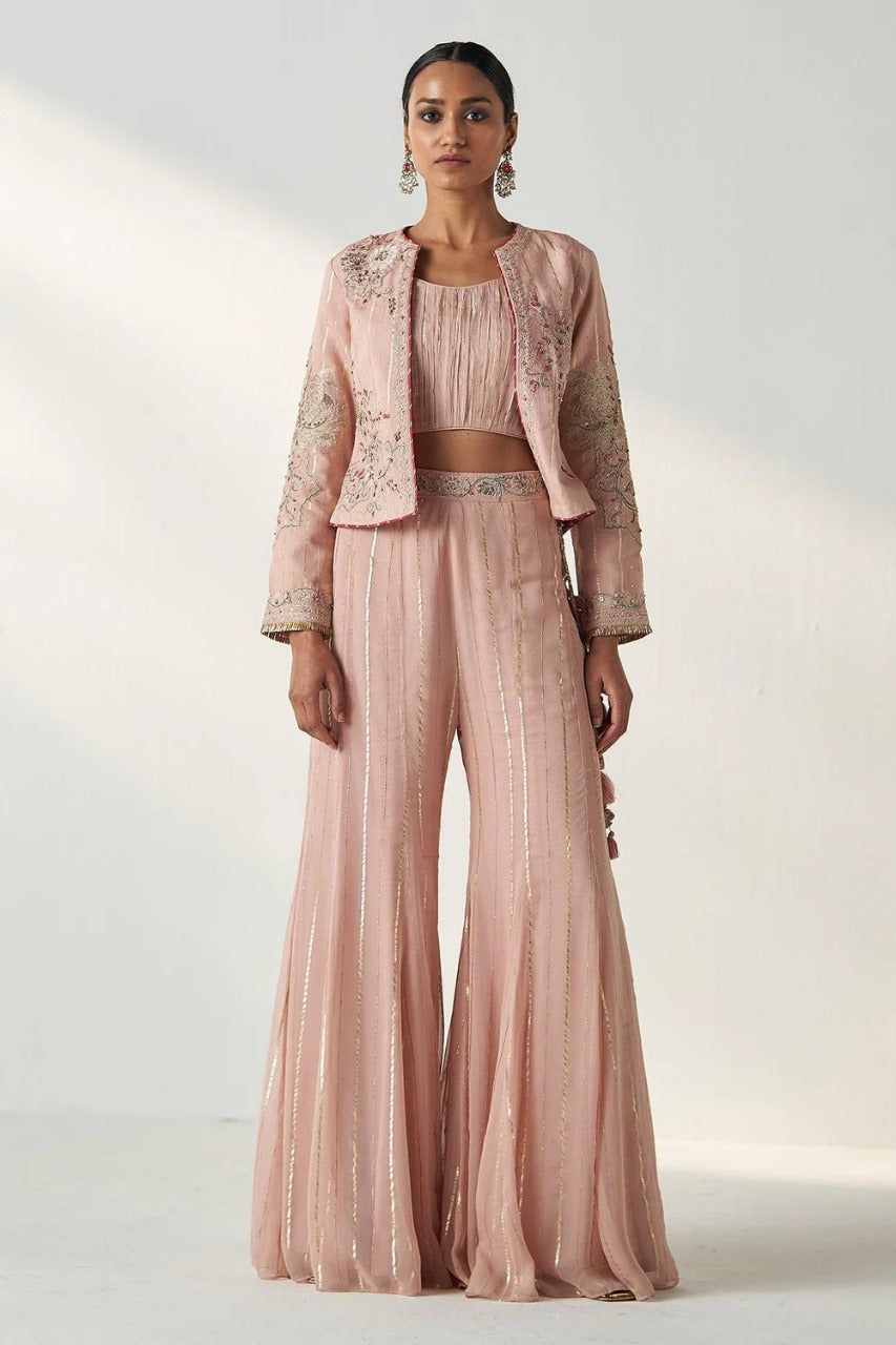 Sadhana Blush Pink Sharara Set