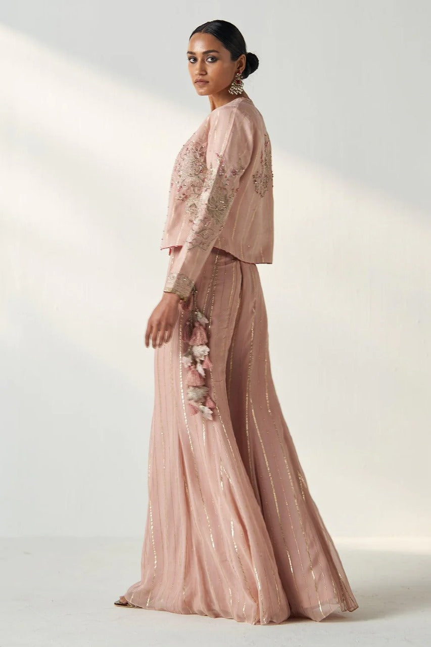 Sadhana Blush Pink Sharara Set