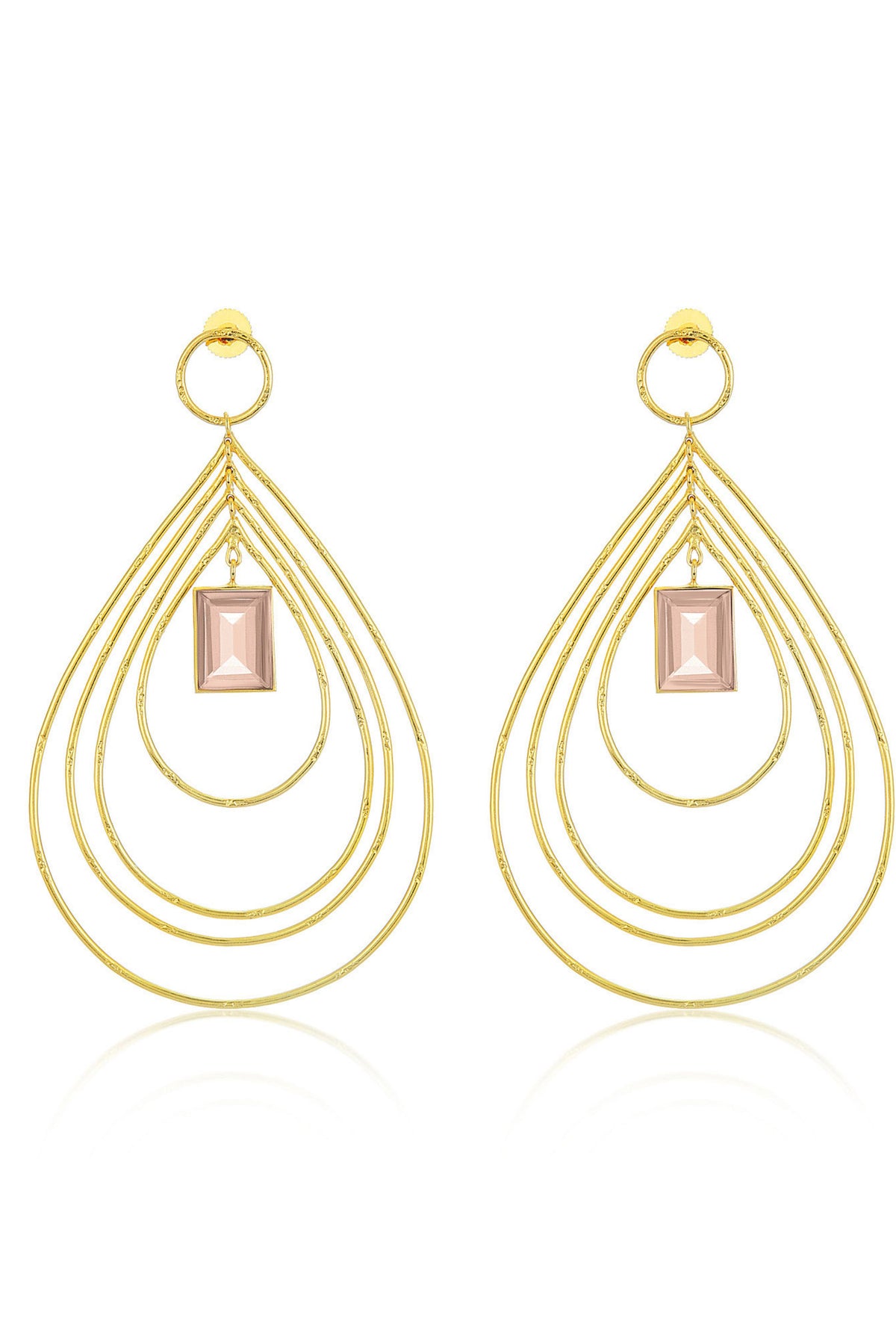 Neryssa morganite earrings