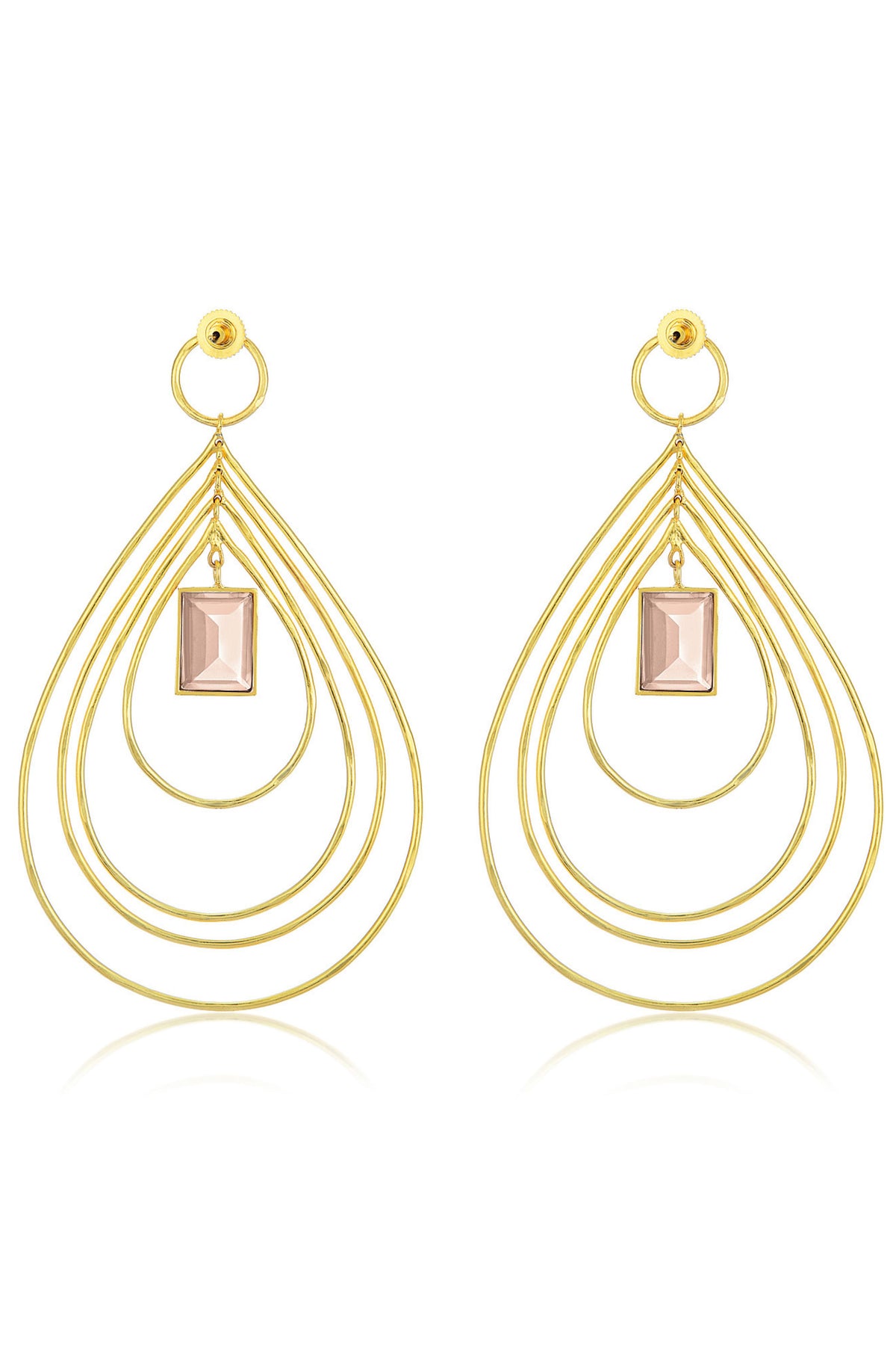 Neryssa morganite earrings