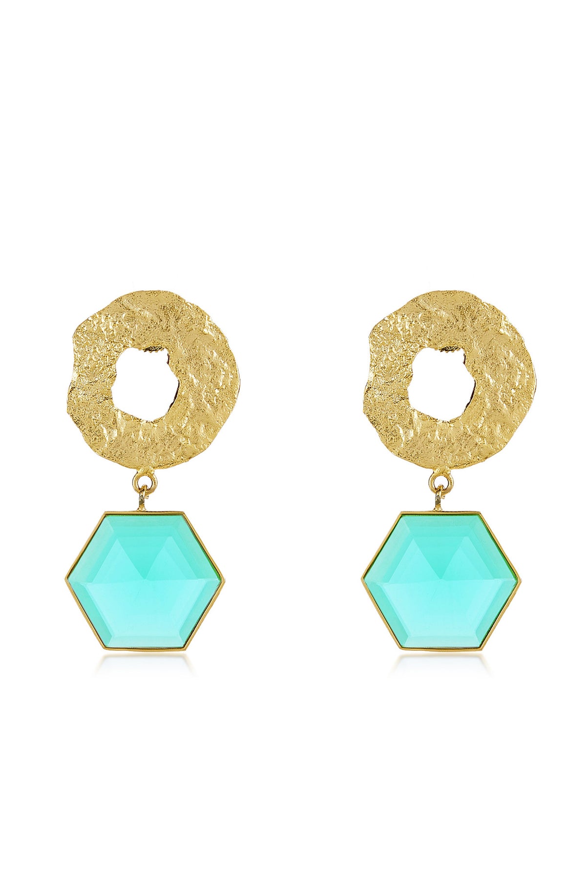 Hali sea green earrings