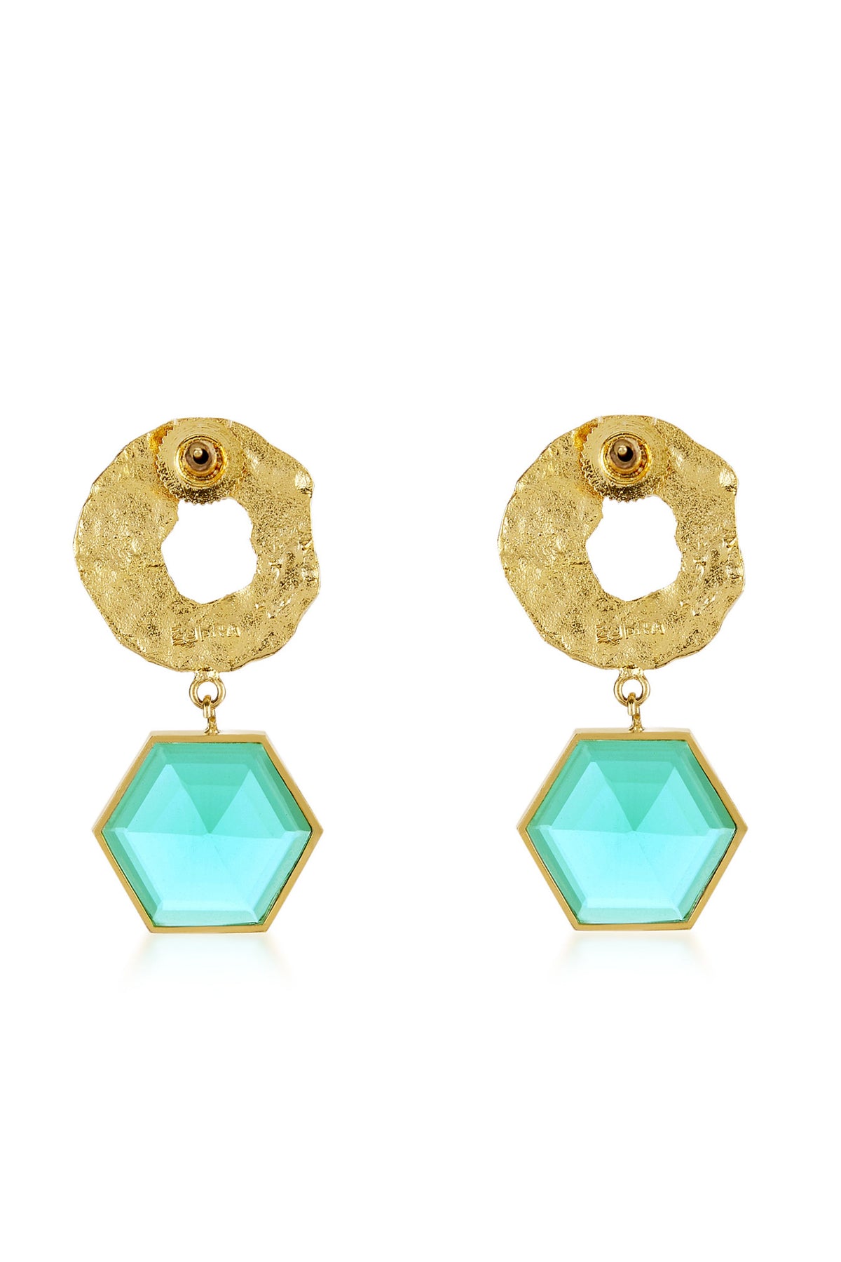 Hali sea green earrings