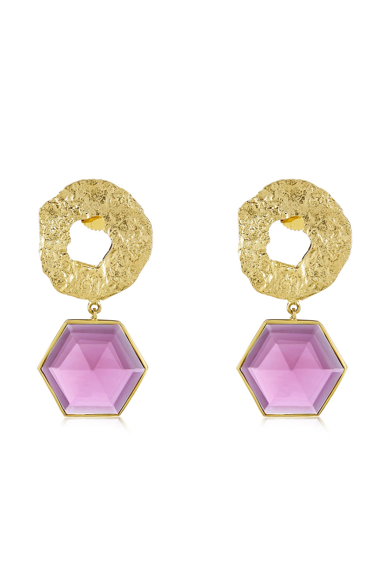 Hali purple earrings