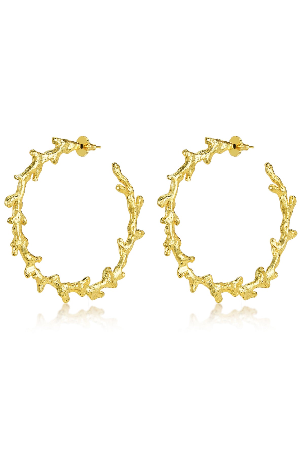 Nerice coral hoops