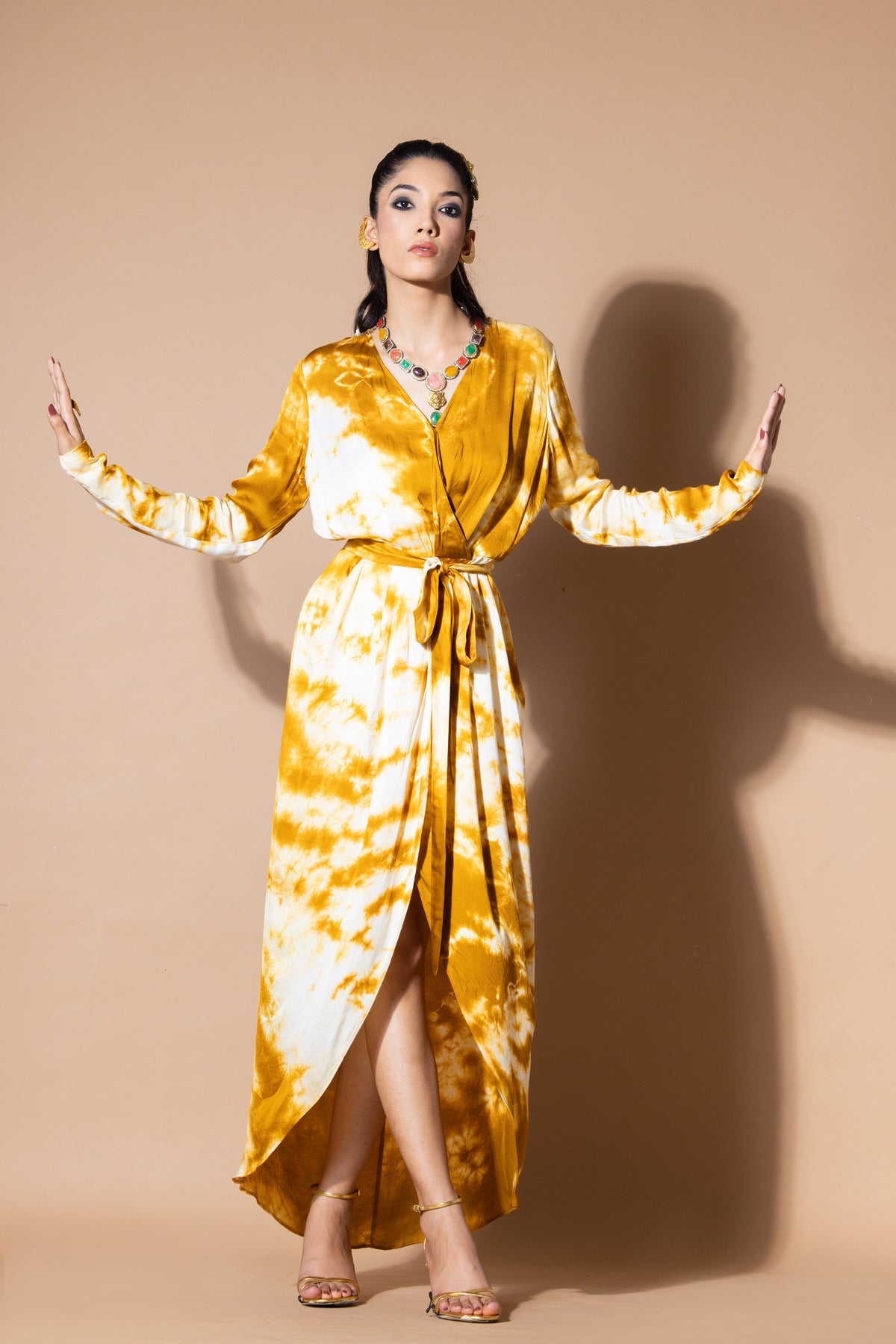 Golden Hour Wrap Dress