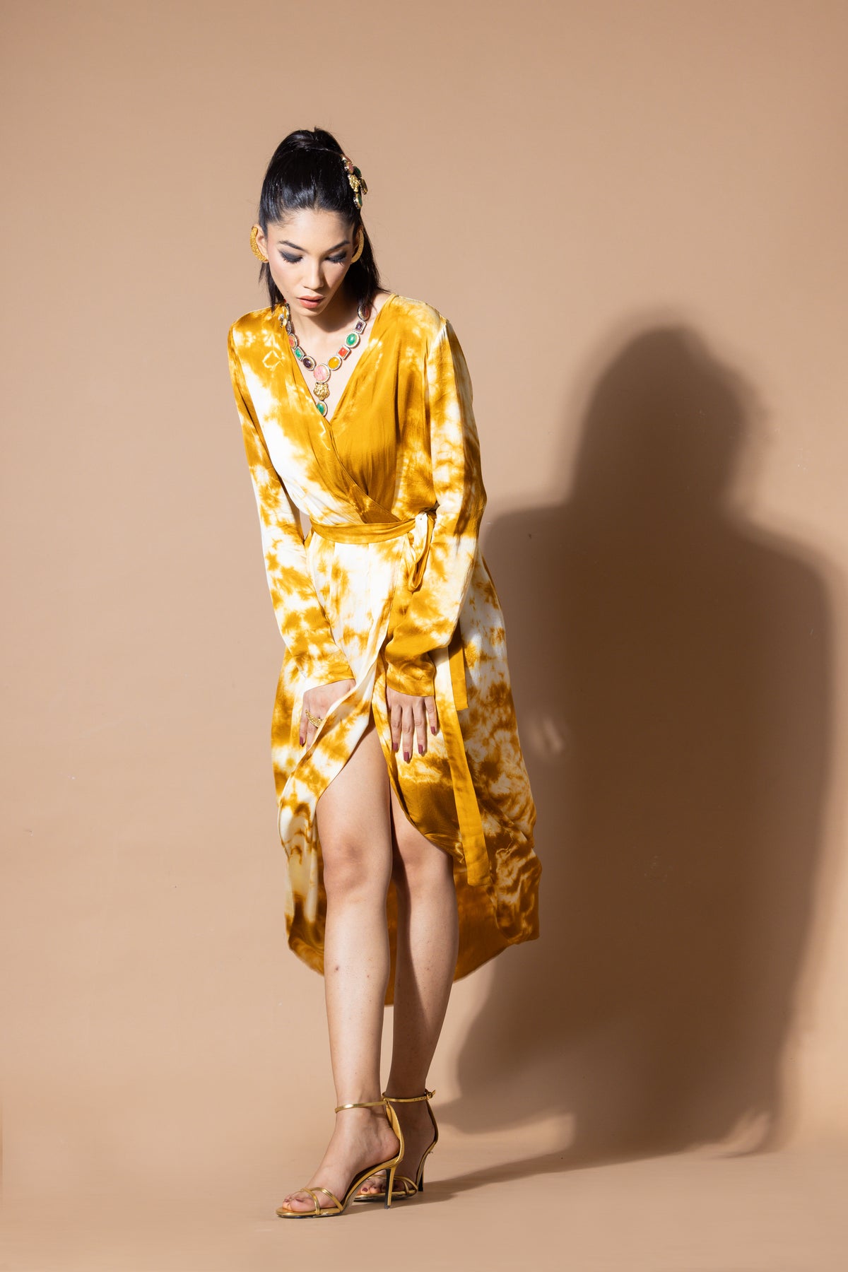 Golden Hour Wrap Dress