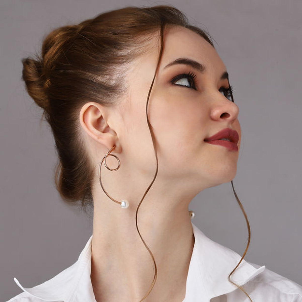 Long Twist Earring