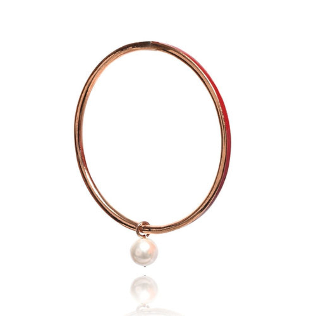 Red Pearl Bangle