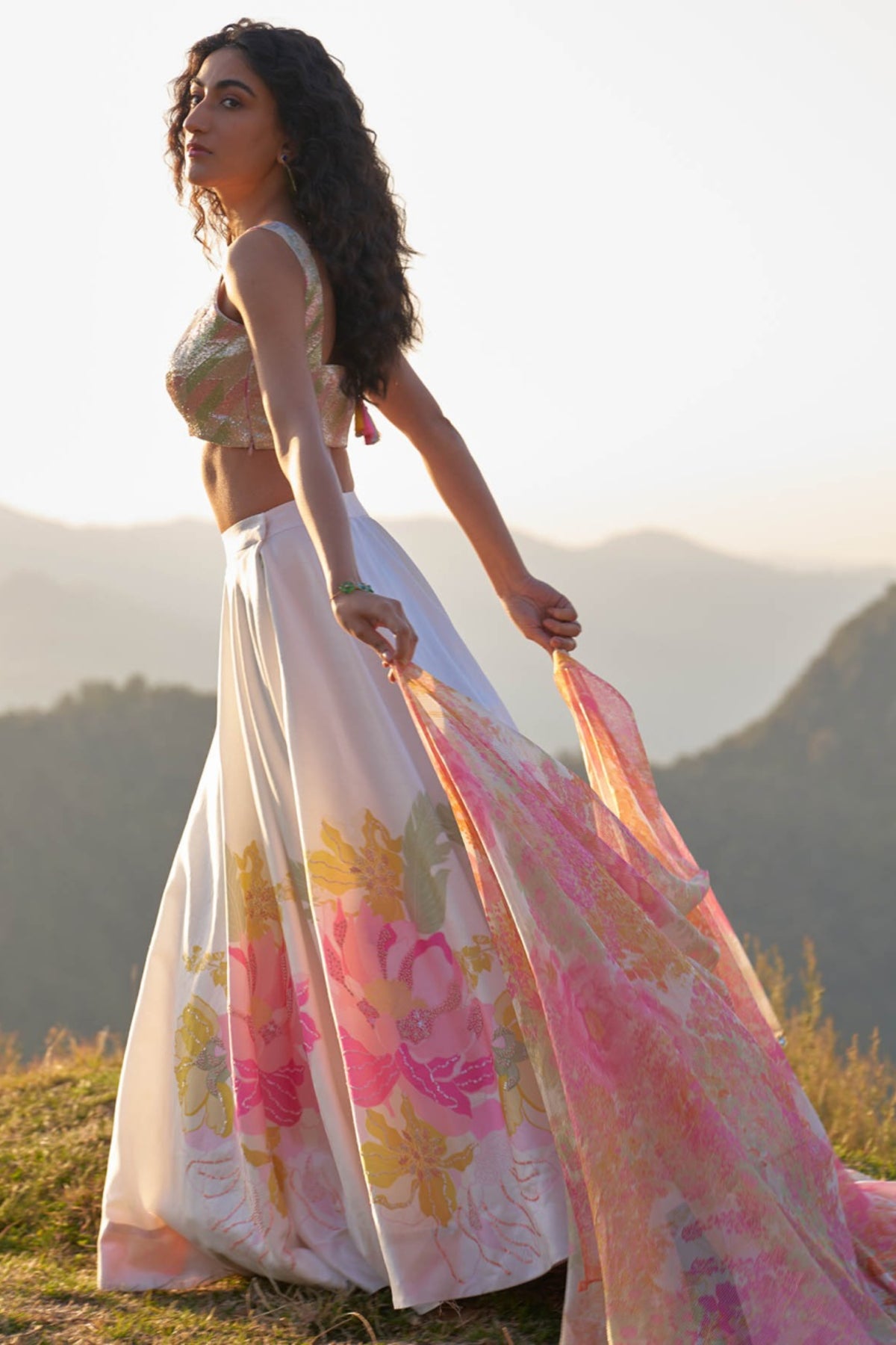 White Lily Lehenga