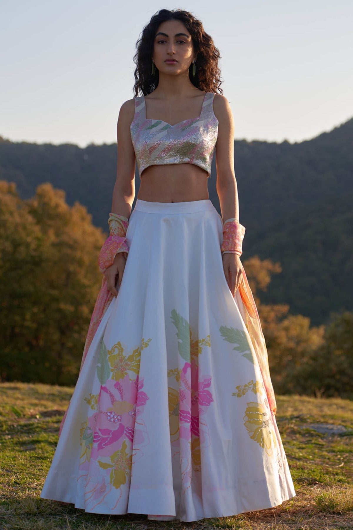 White Lily Lehenga