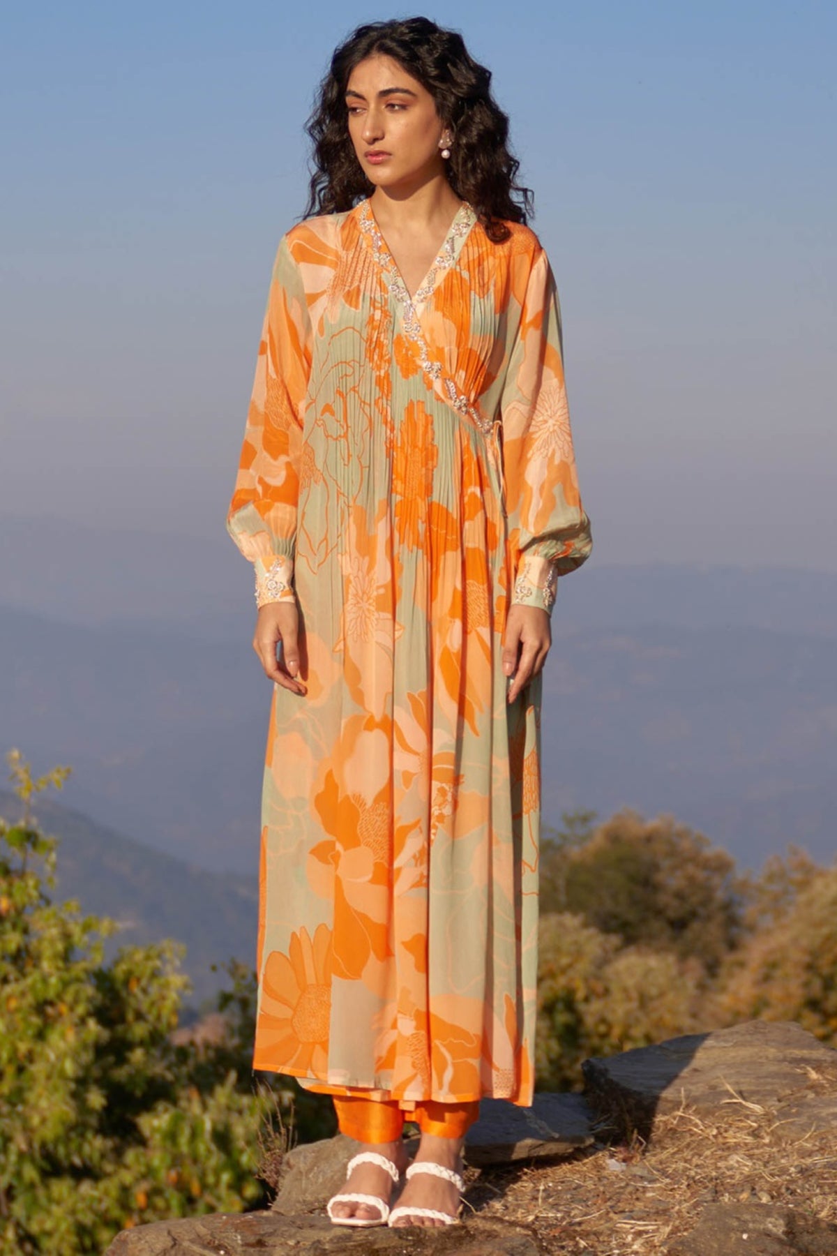 Cosmos Wrap Dress