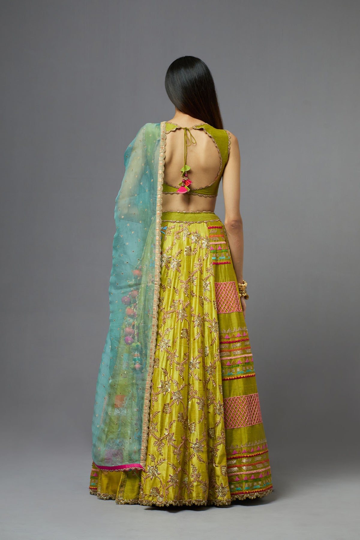 Green Lehenga Set