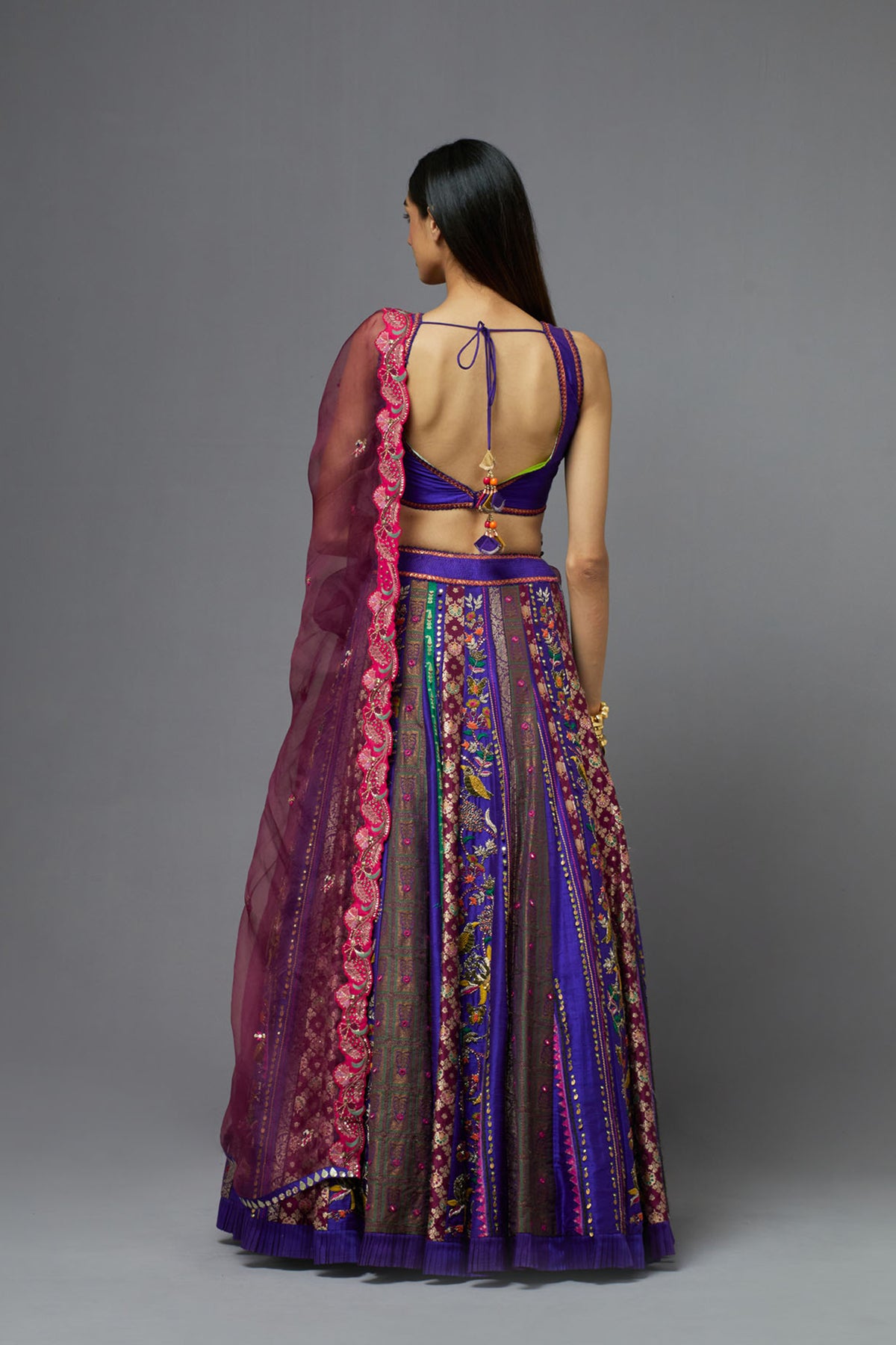 Purple Lehenga Set