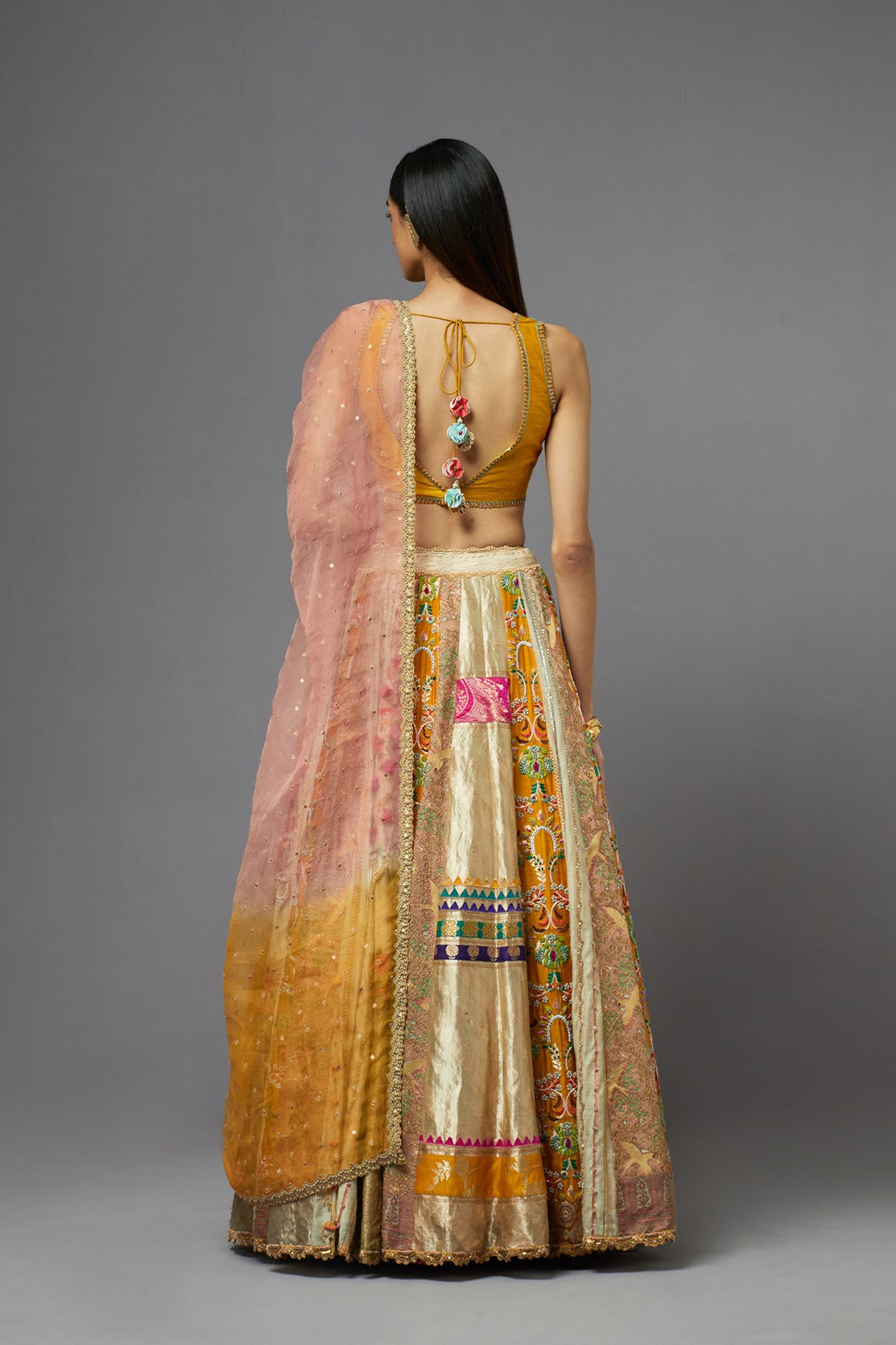 Gold Lehenga Set