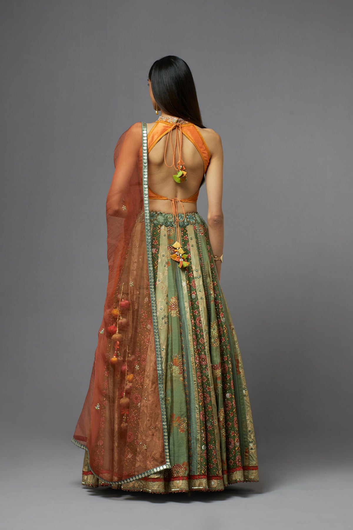 Green Lehenga Set