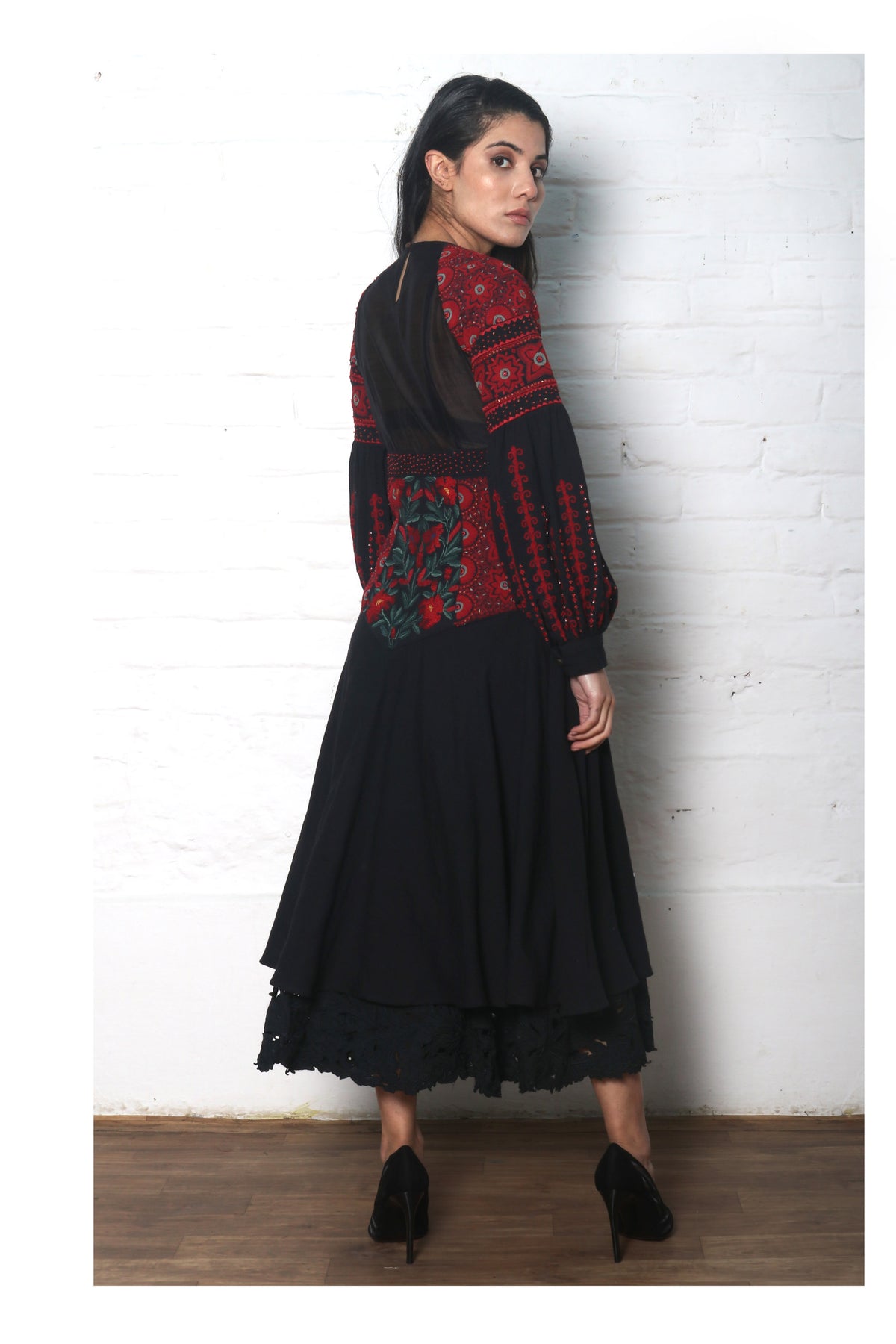 Black kala cotton  dress
