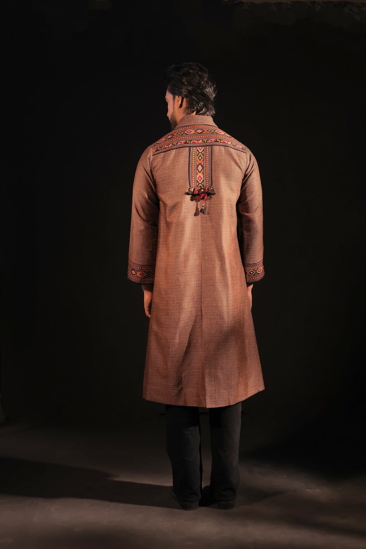 Gala Tribal Wool Long Coat