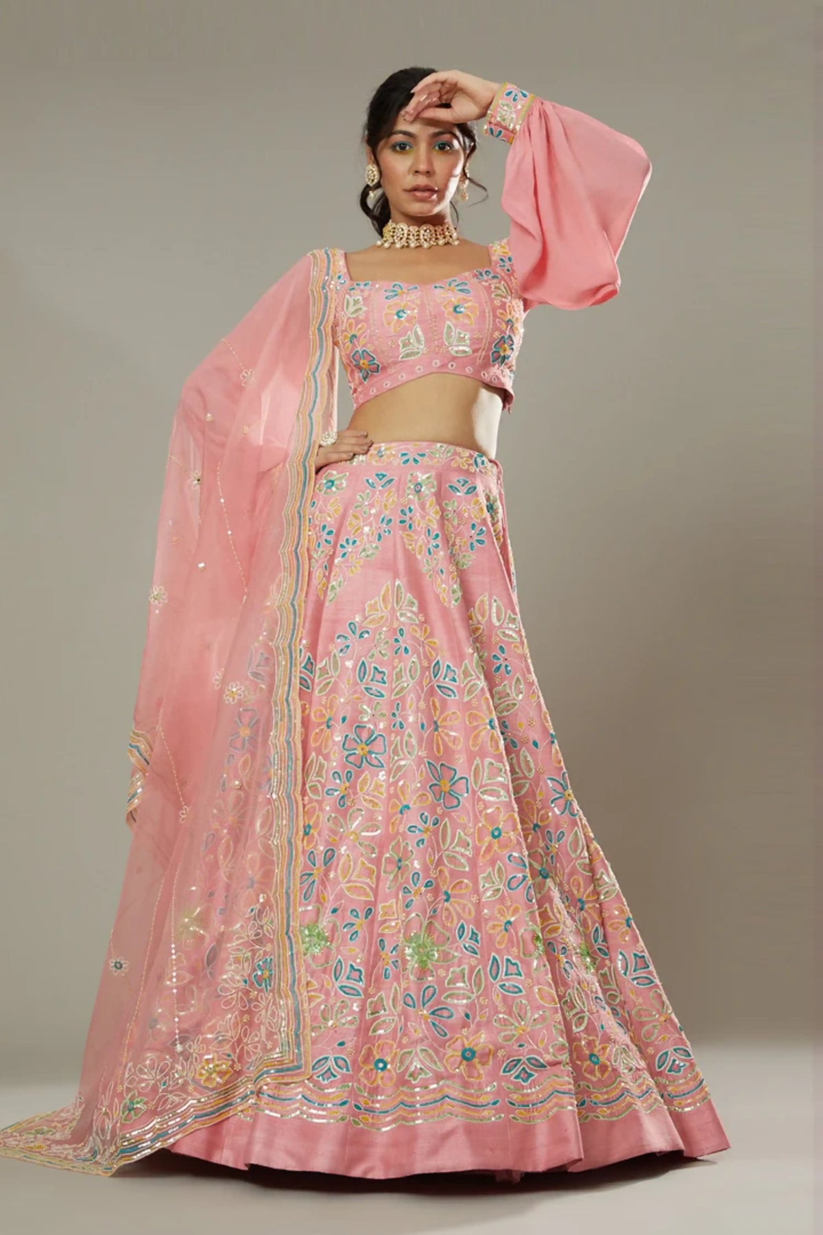 Candy Floss Lehenga Set