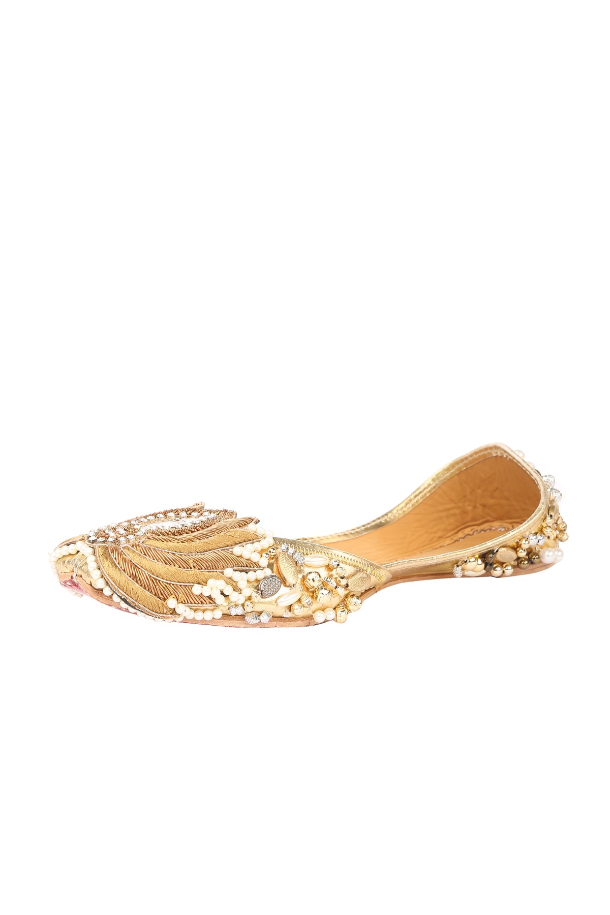 Gold paonne jutti