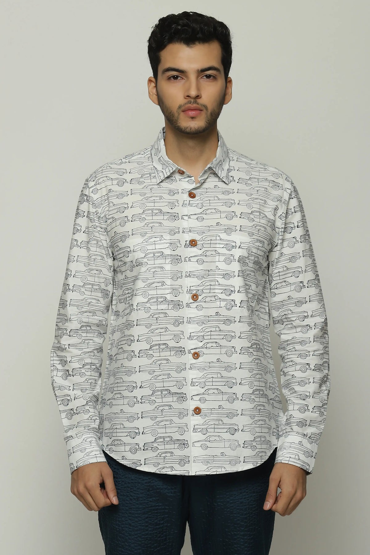 Cars Cotton Poplin Shirt