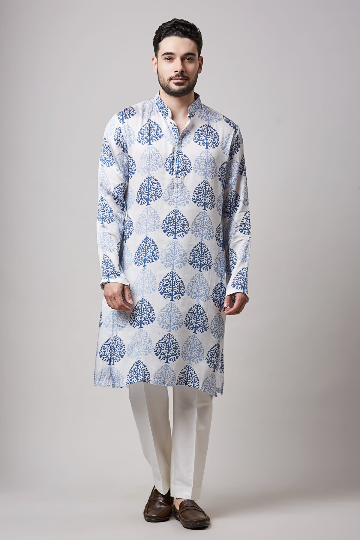 Naqsh Hand Block Printed Kurta Set