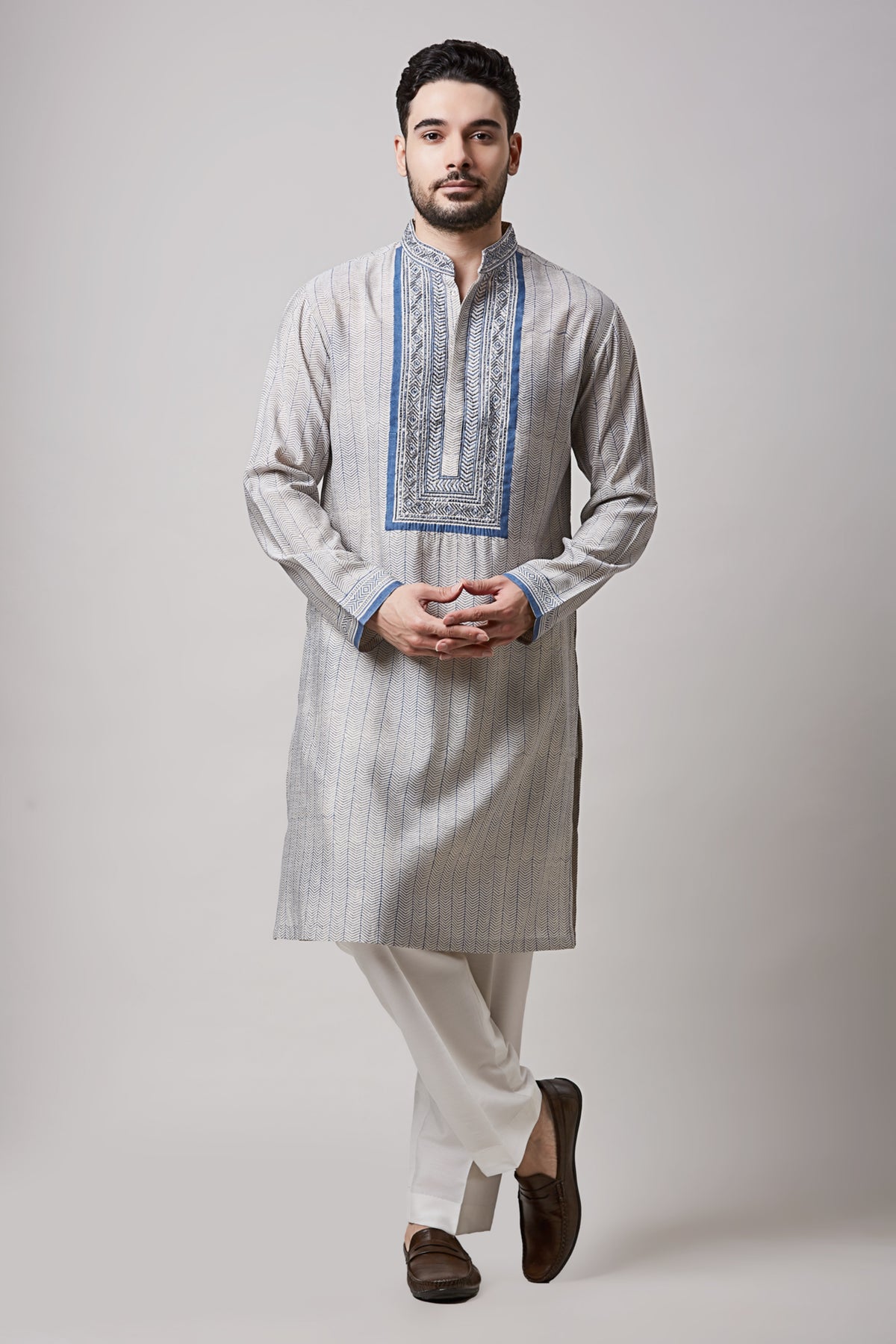 Moksh Hand Block Printed Kurta Set