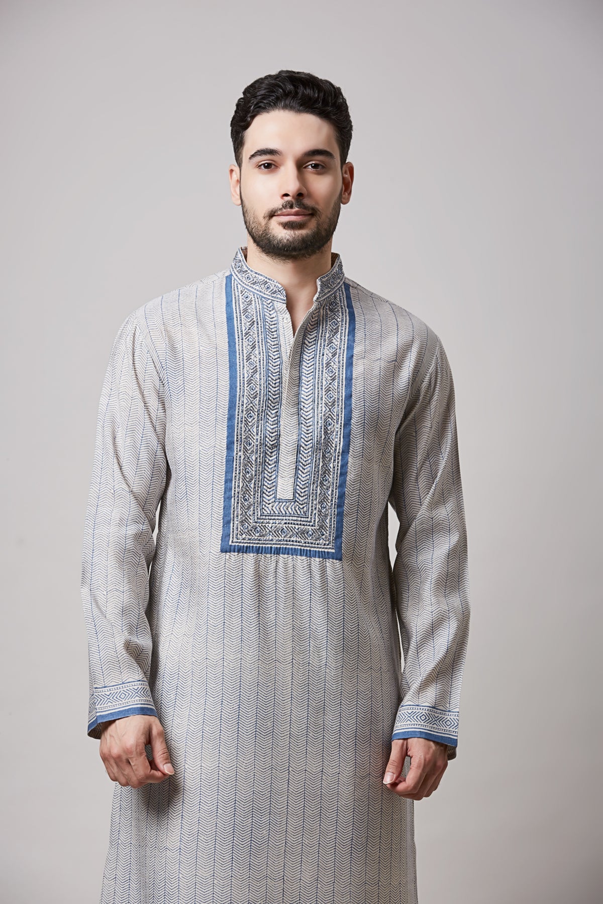 Moksh Hand Block Printed Kurta Set