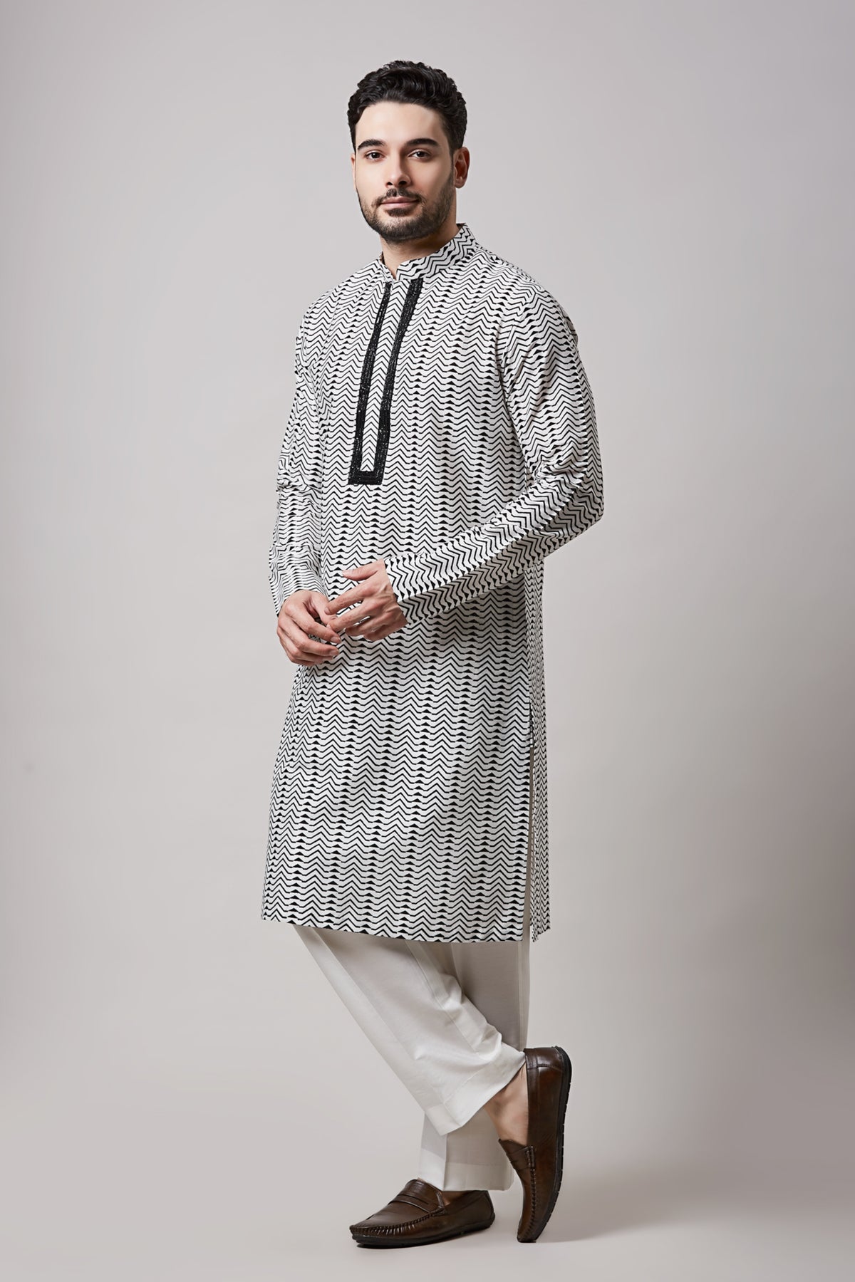 Vasl Hand Block Printed Kurta Set