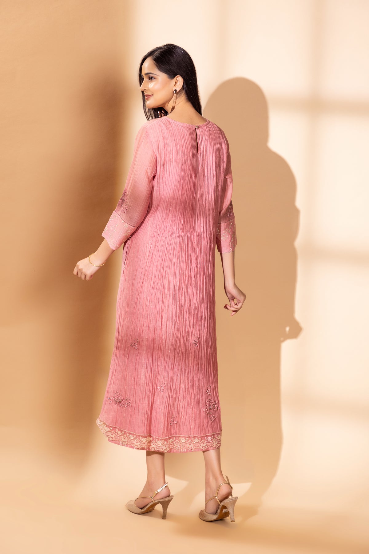 French Pink Naazia Dress