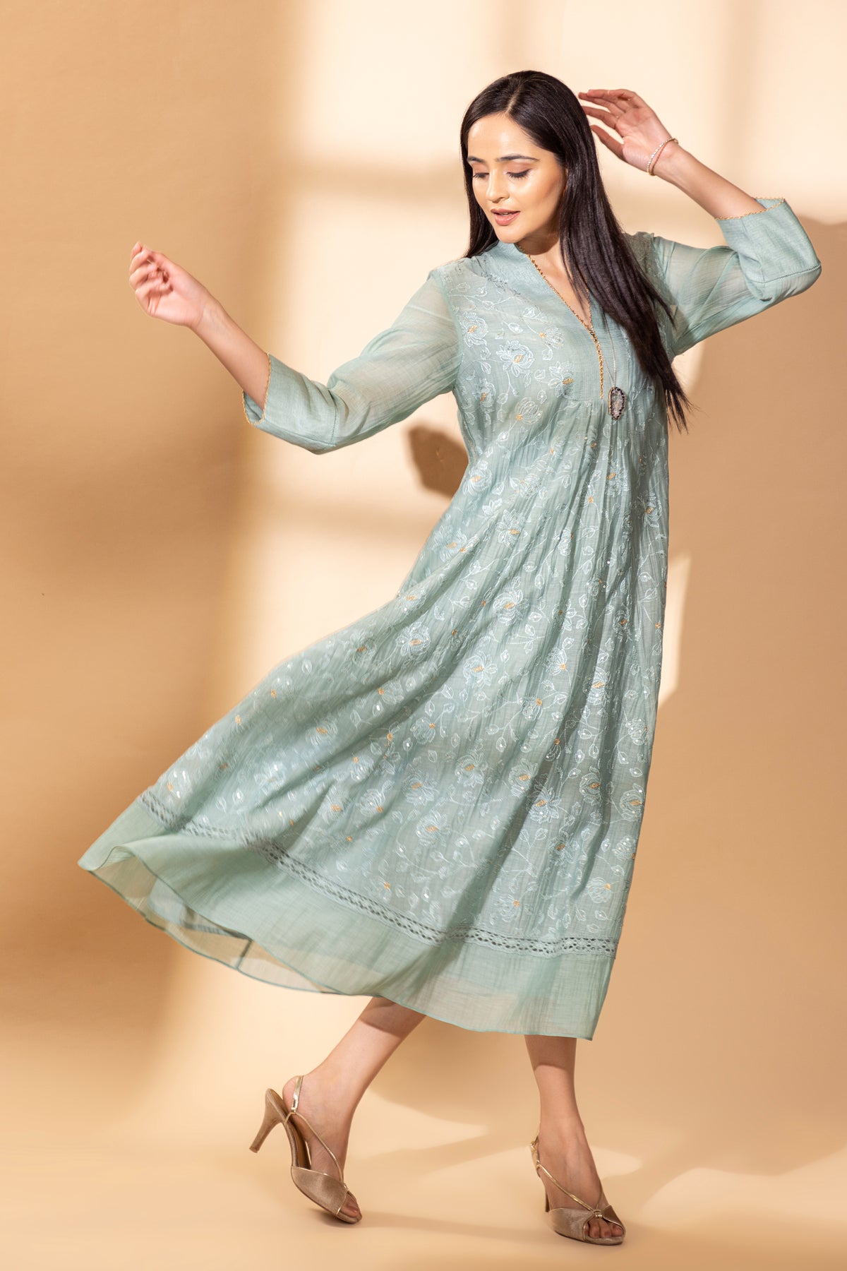 Mint Green Fressia Dress