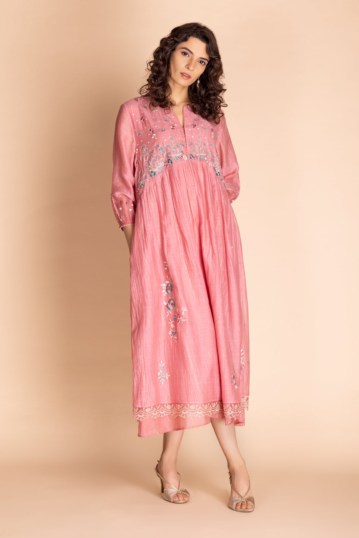 French Pink Zaria Dress