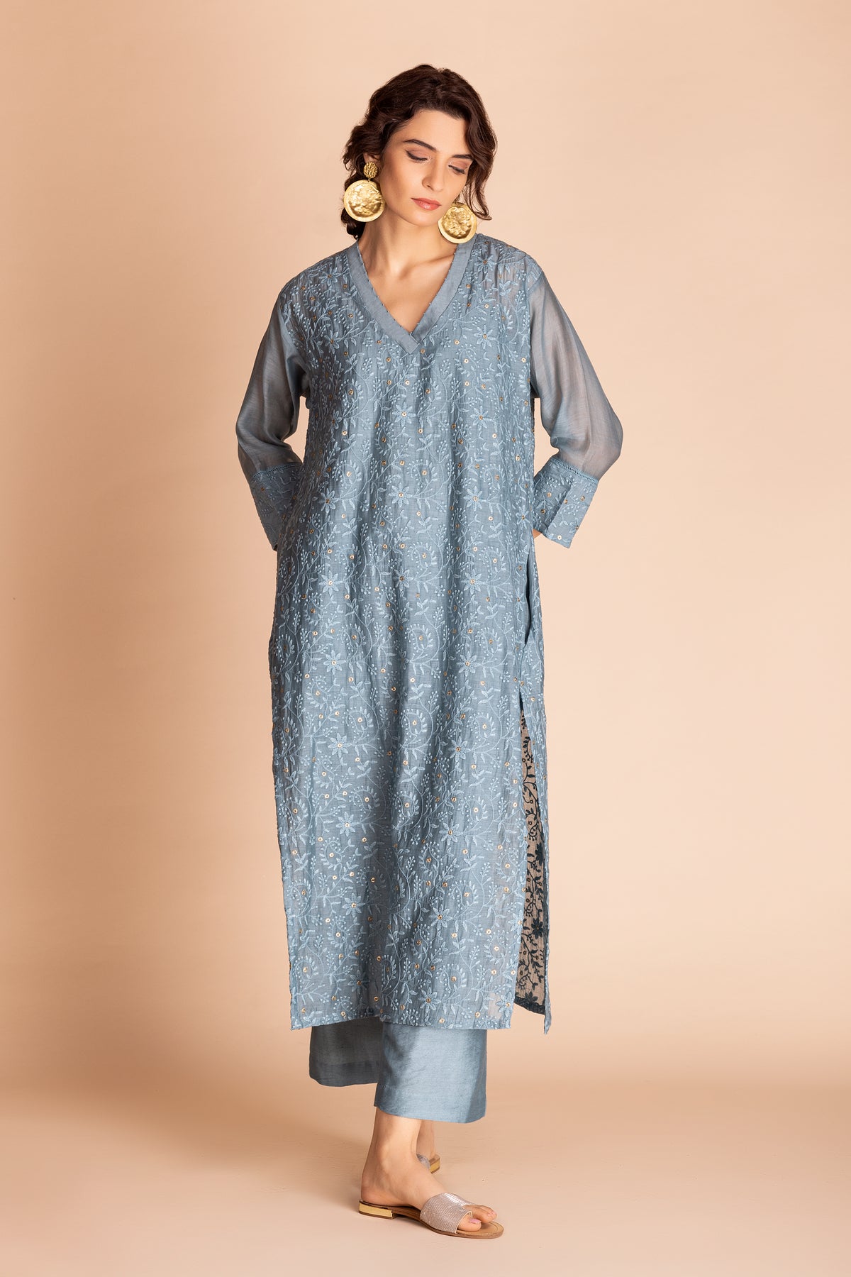 Slate Blue Varda Co-ord Set