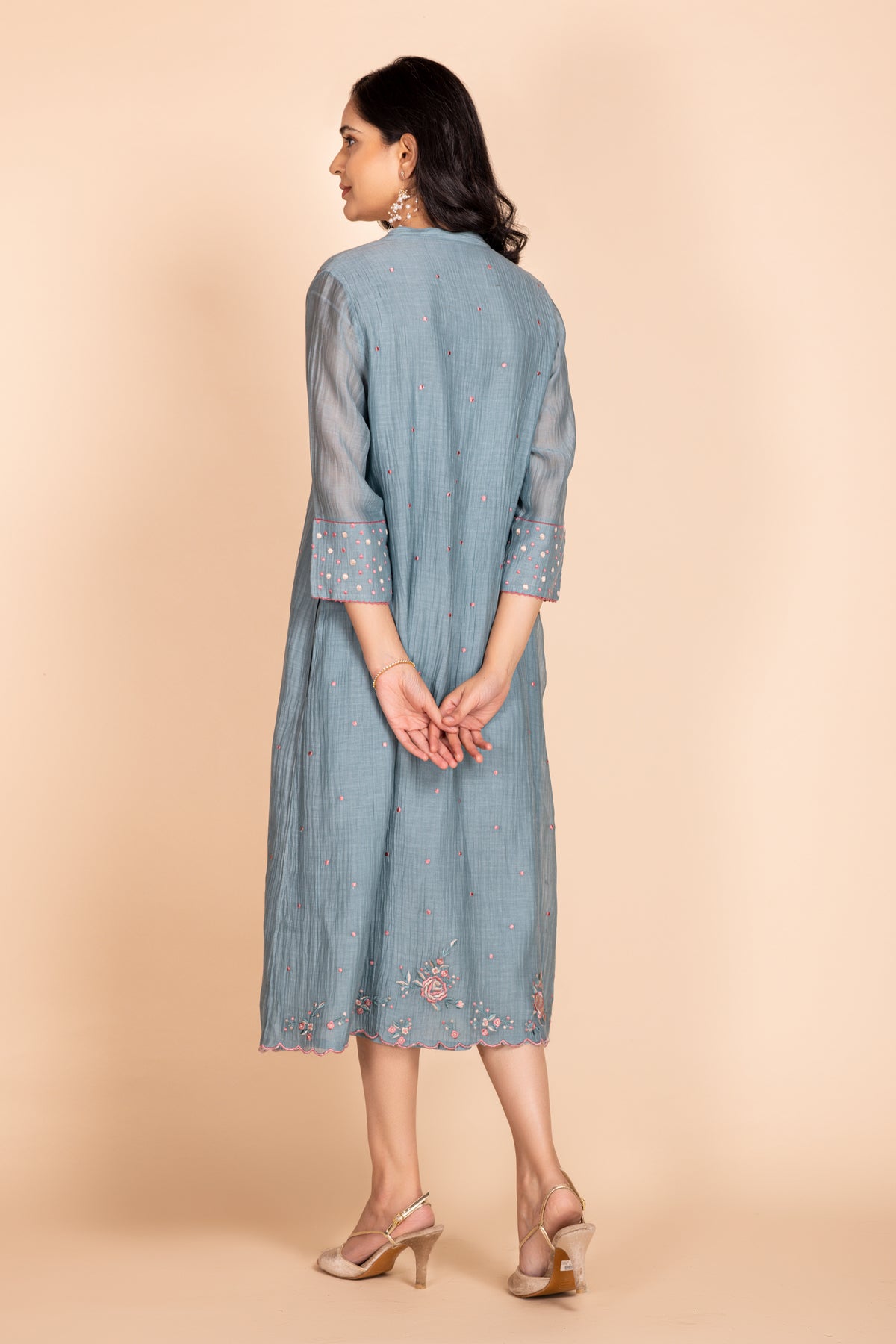 Slate Blue Pariza Dress