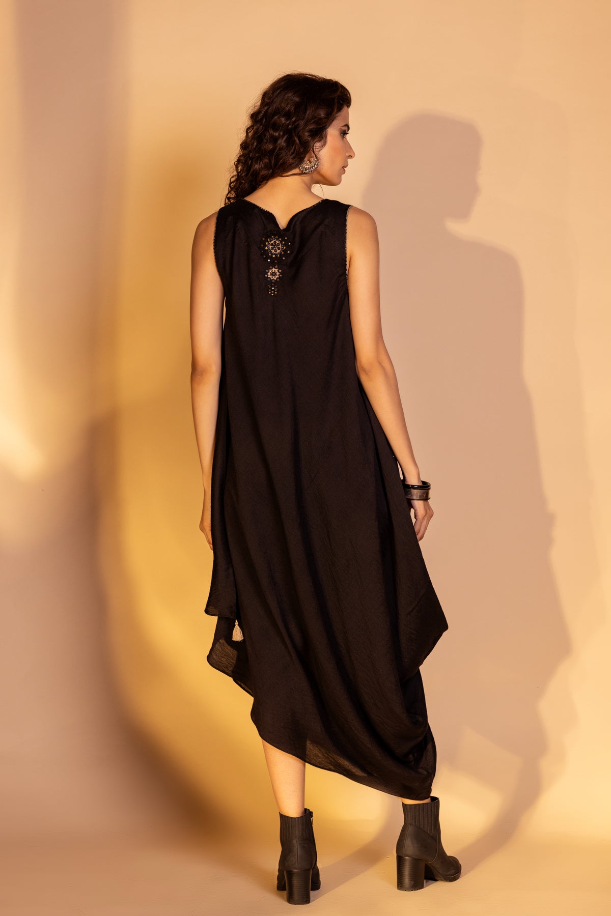 Onyx Black Mira Dress