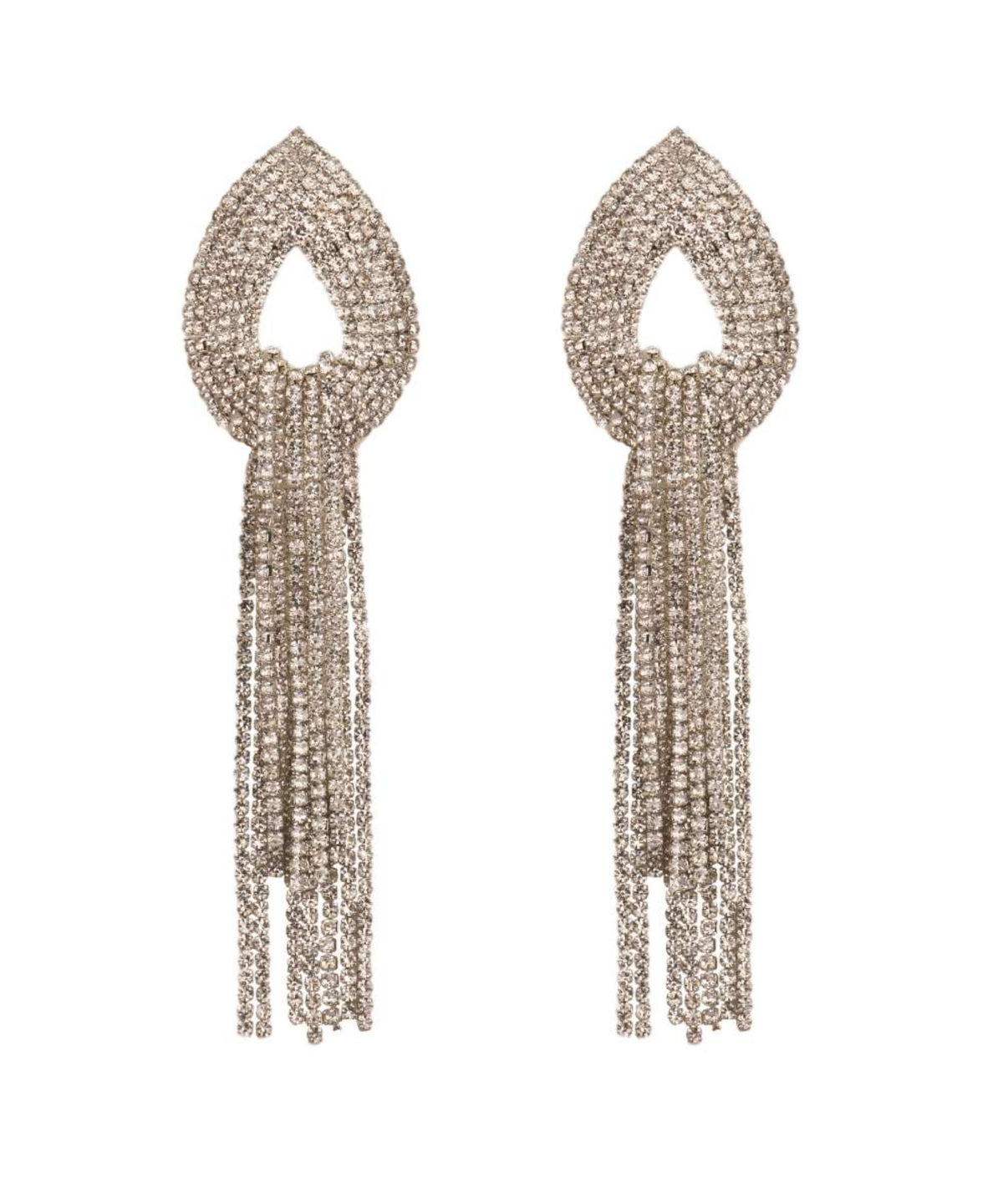 Rhinestone Long Earring