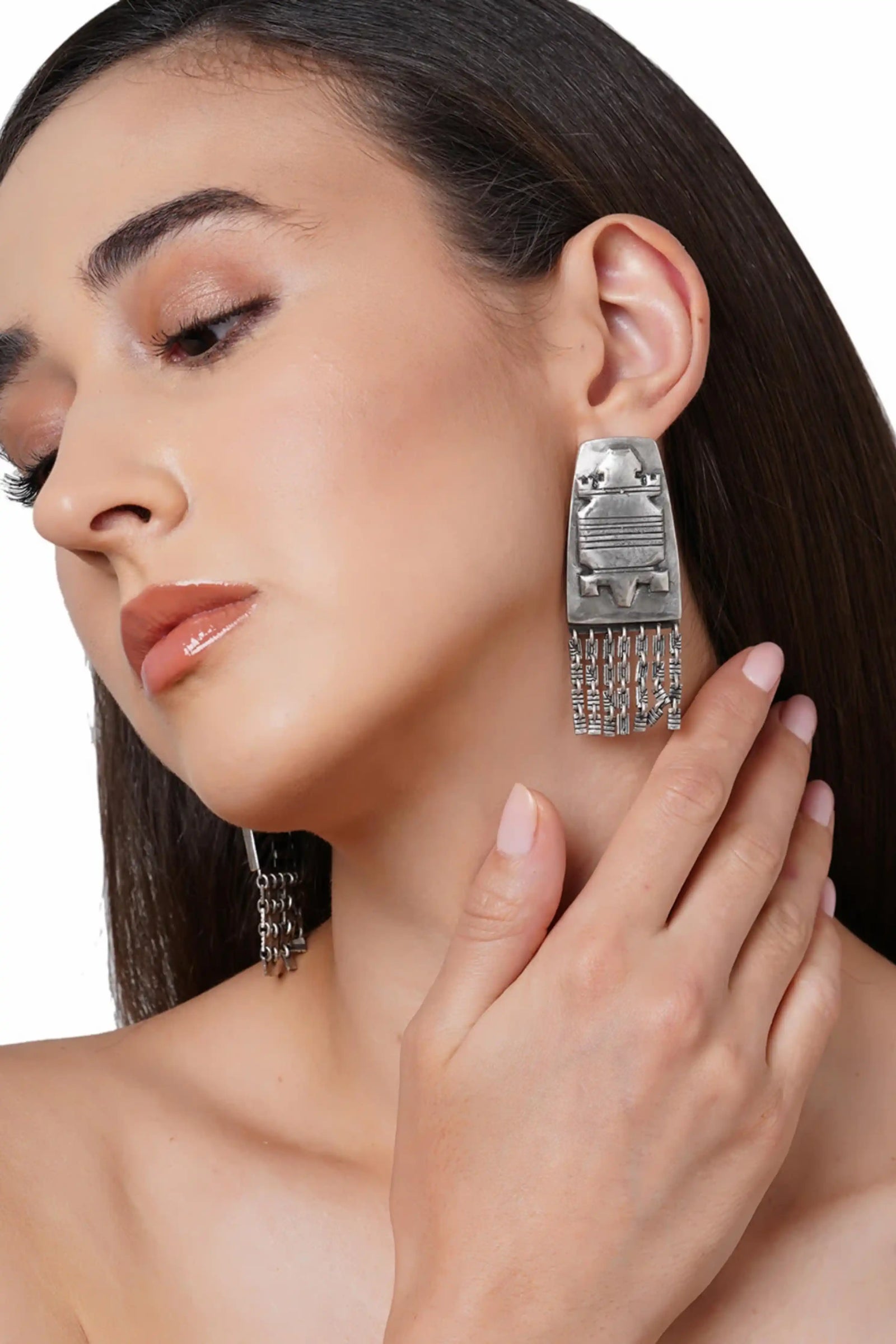 Buy Silver-Toned Earrings for Women by Tribe Amrapali Online | Ajio.com