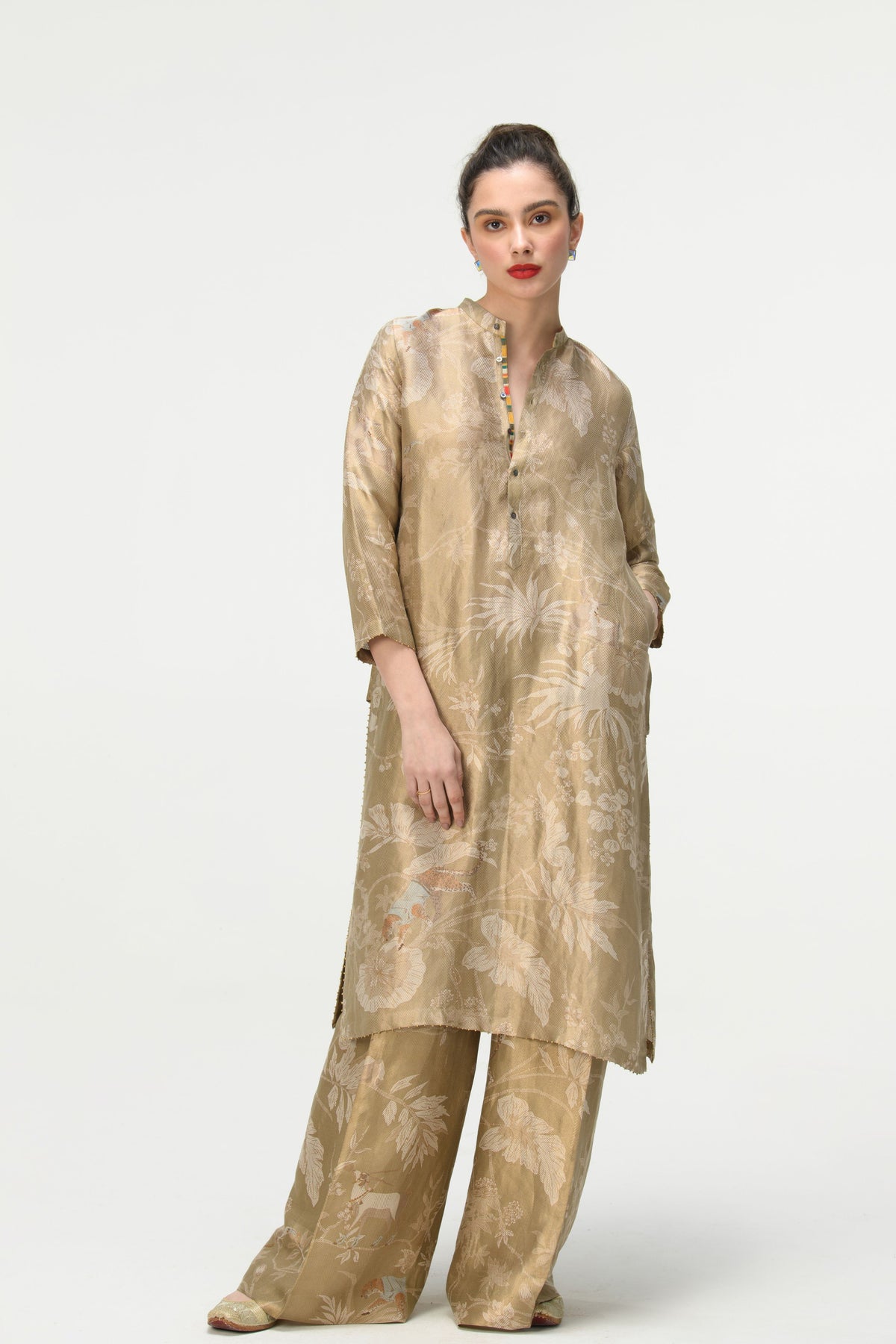 Springforest Oyester Greybade Miyan Kurta