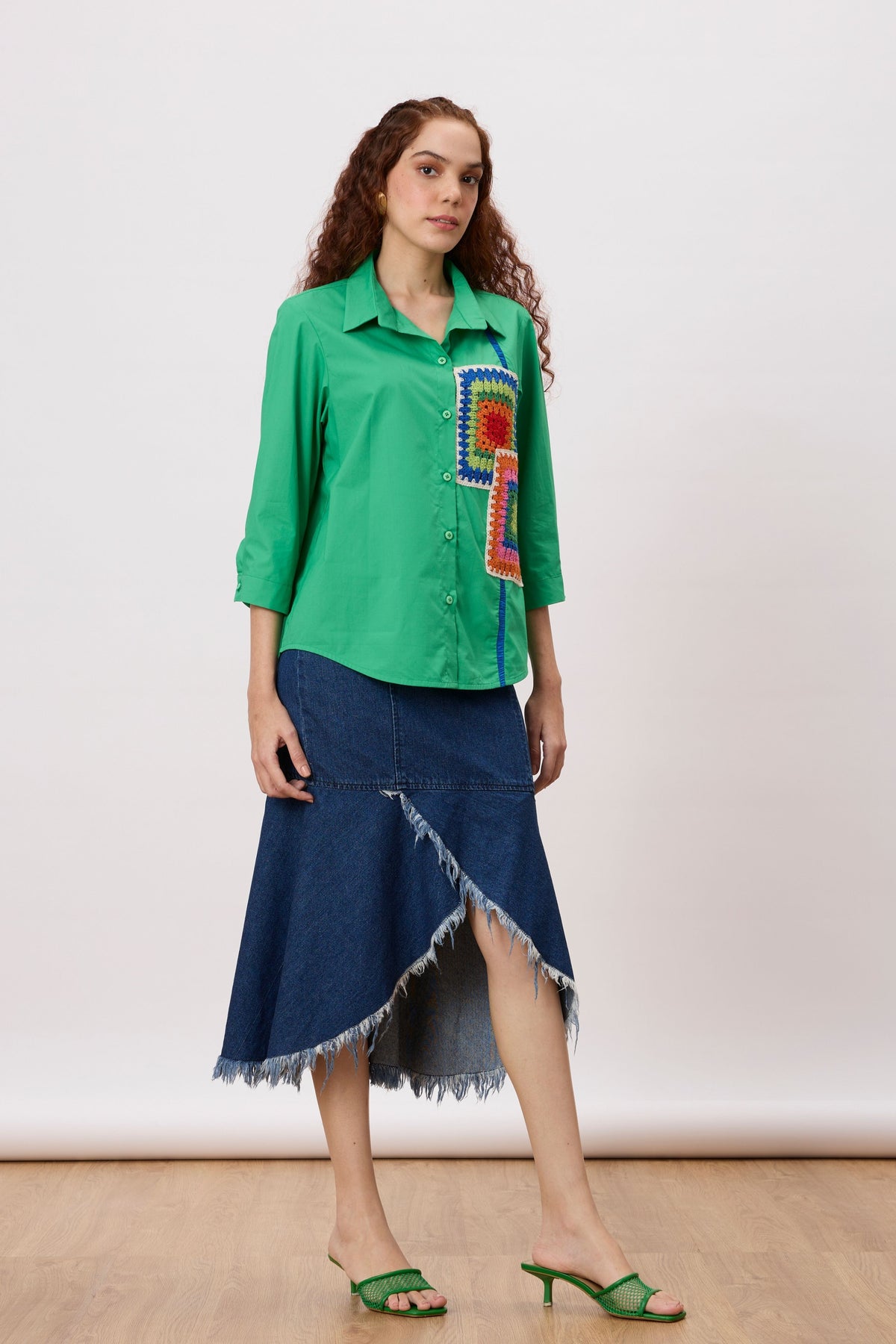 Sofie Island Green Shirt