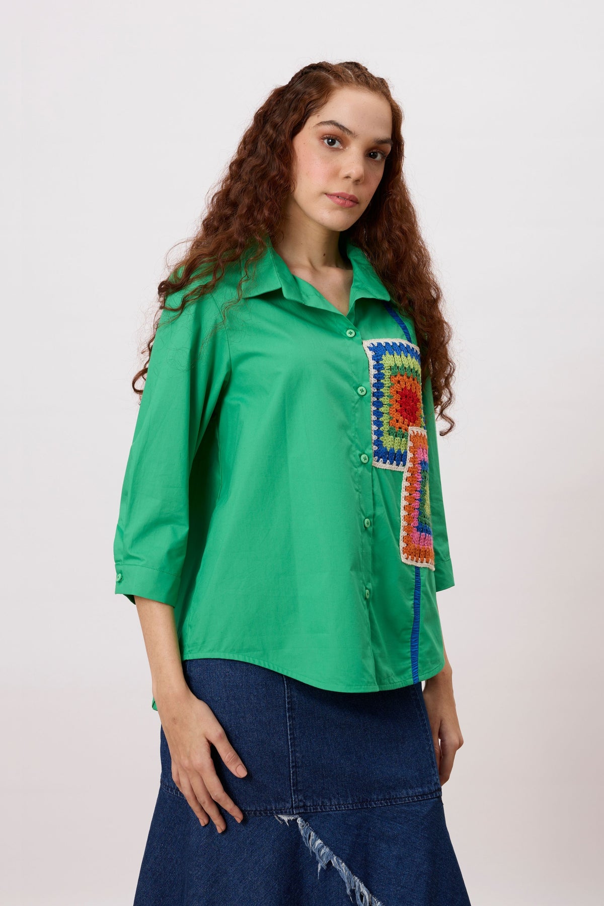 Sofie Island Green Shirt