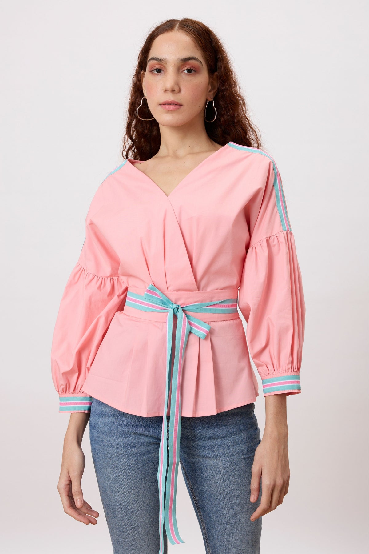 Fern Peony Pink Top