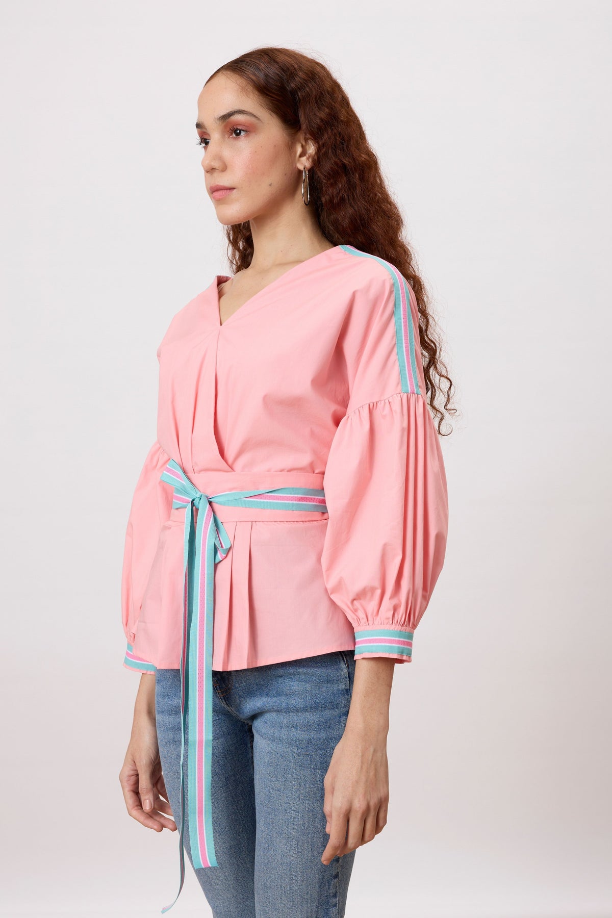 Fern Peony Pink Top