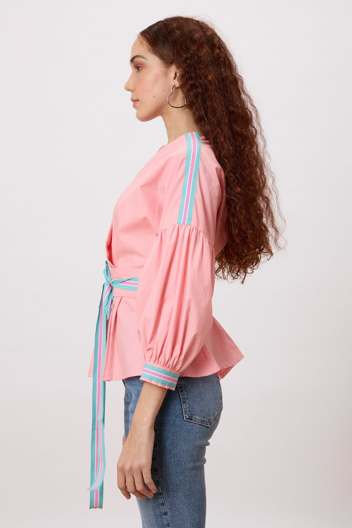 Fern Peony Pink Top