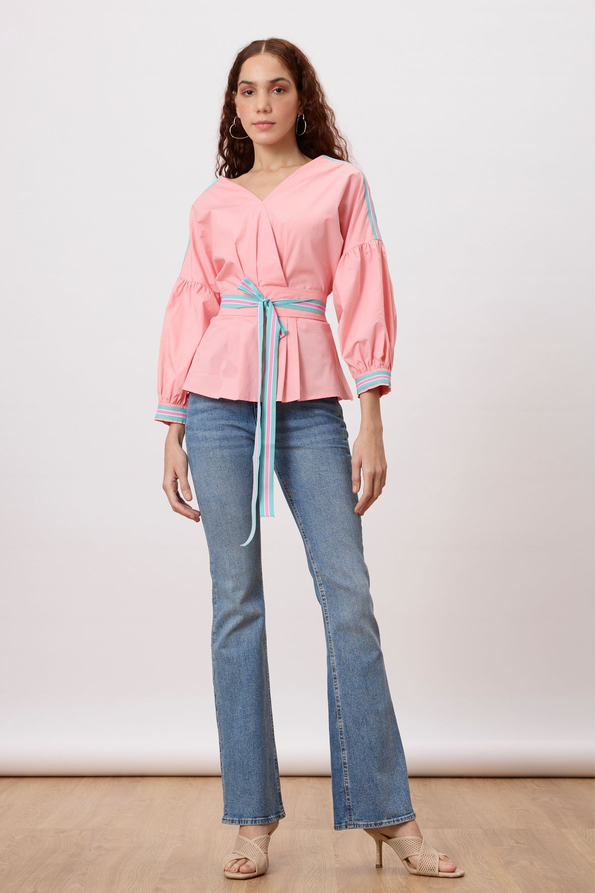 Fern Peony Pink Top