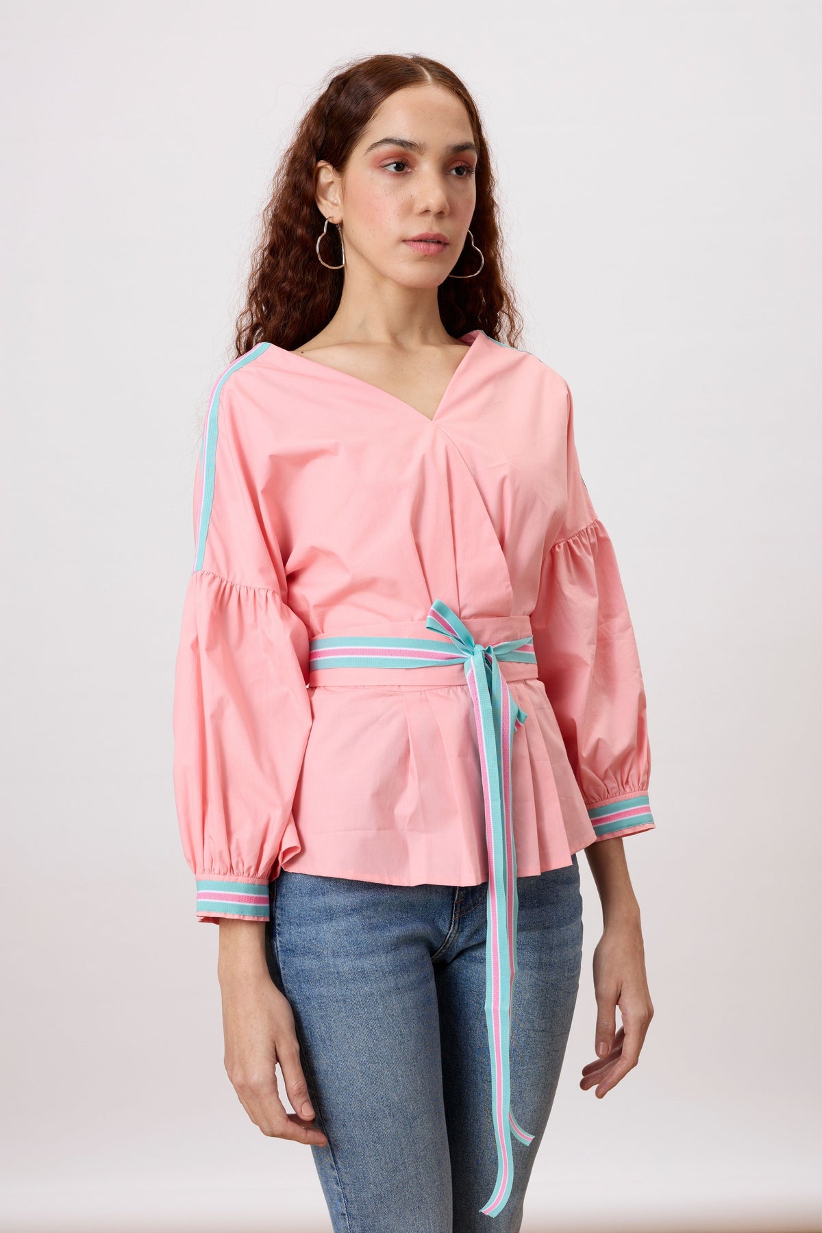 Fern Peony Pink Top