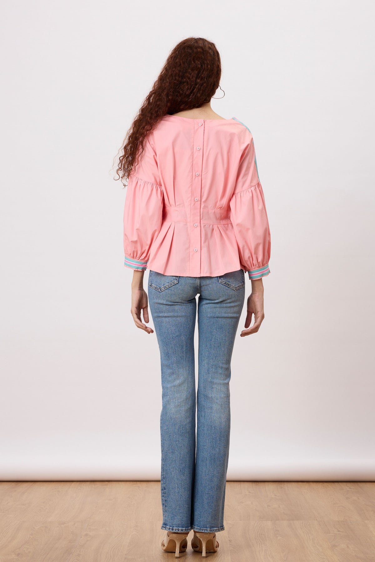 Fern Peony Pink Top